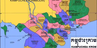 Mapa kambodži